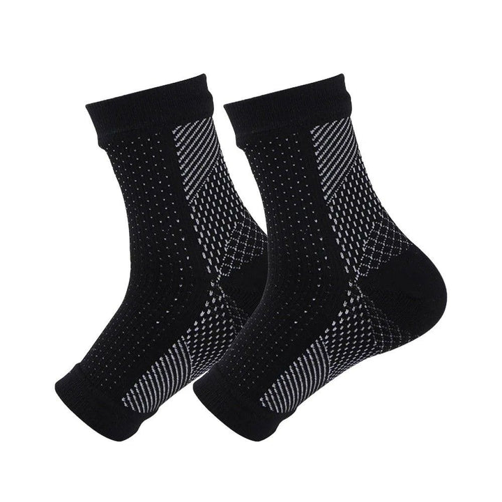 Premium Neuropathy Compression Socks for Ankle Swelling, Plantar Fasciitis Relief, 20-30mmHg Graduated Support, Moisture-