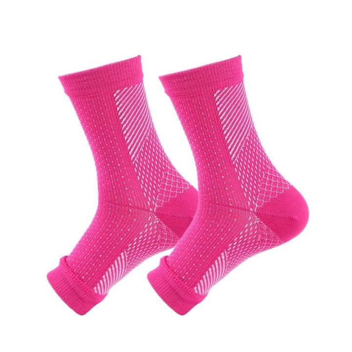 Premium Neuropathy Compression Socks for Ankle Swelling, Plantar Fasciitis Relief, 20-30mmHg Graduated Support, Moisture-