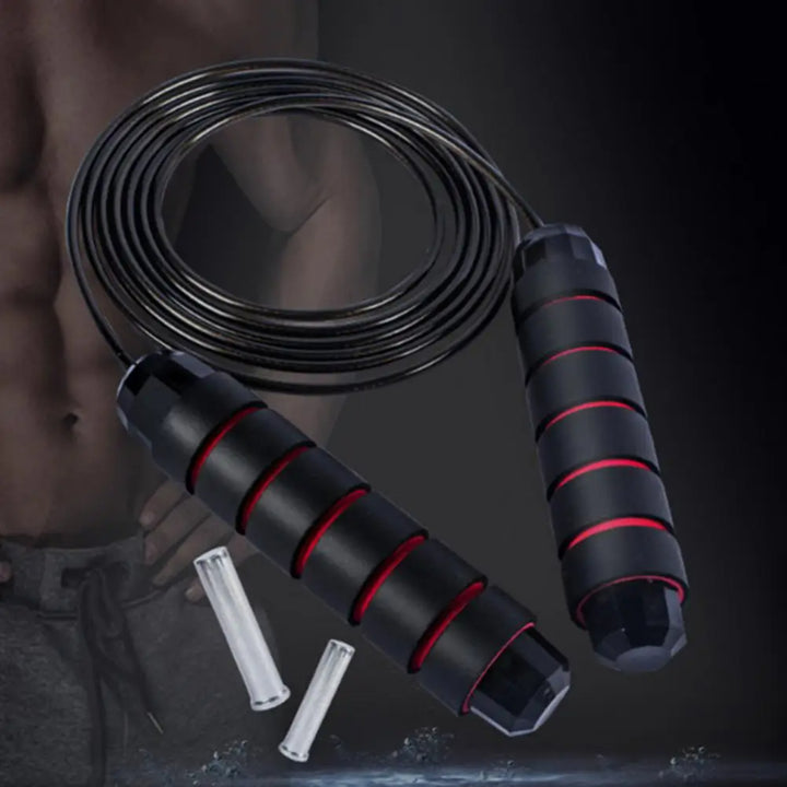 High-Quality Tangle-Free Jump Rope with Ball Bearings – Adjustable 3m Speed Cable Skipping Rope for Gym, Cardio, and Cross