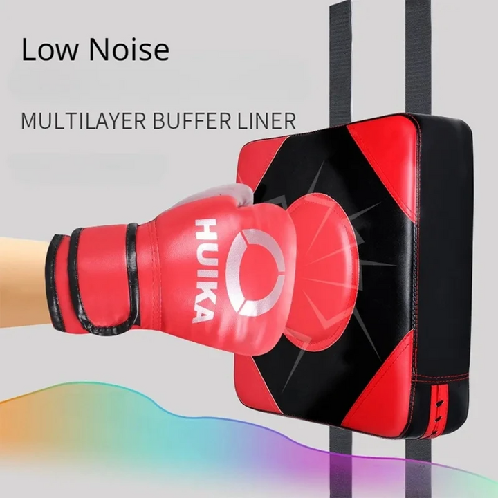 Premium Leather Wall Focus Pads – Adjustable Height Boxing & Muay Thai Target – Durable Foam Padding for Safe Impact – Ideal 