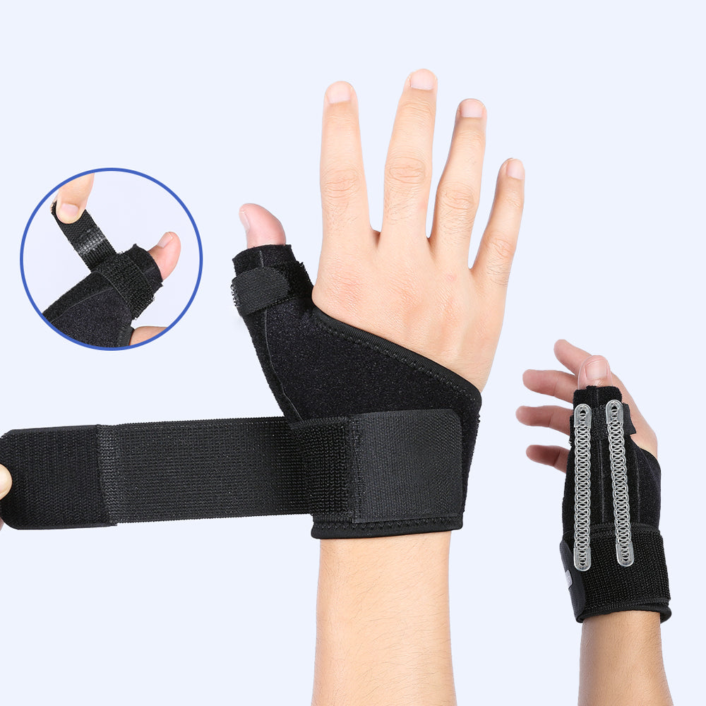 Premium Adjustable Thumb Wrist Stabilizer Brace for Arthritis, Tendonitis, & Carpal Tunnel Support, Elastic Bandage with 