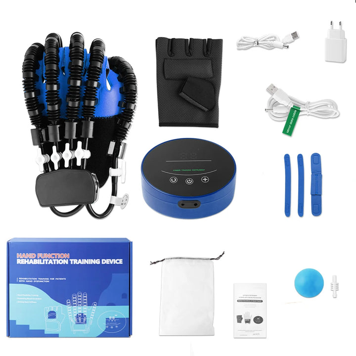 Premium Hand Rehabilitation Glove for Stroke Recovery | Hemiplegia Therapy Device | Finger Exerciser for Cerebral Infarction