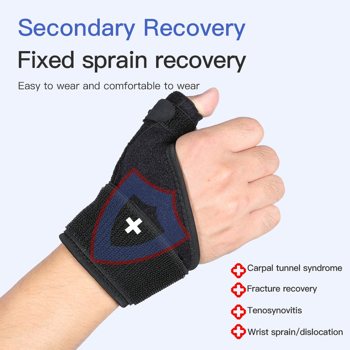 Premium Adjustable Thumb Wrist Stabilizer Brace for Arthritis, Tendonitis, & Carpal Tunnel Support, Elastic Bandage with 