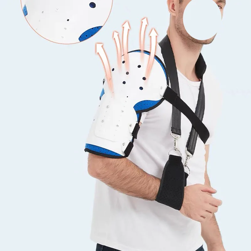 Premium Shoulder Support Brace for Rotator Cuff Injury and Arthritis – Breathable Arm Sling Immobilizer for Comfortable 