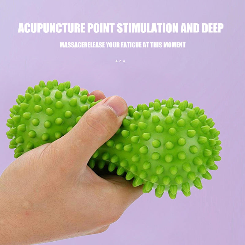 Premium Peanut Tip Massage Ball for Muscle Relief, Plantar Fasciitis, Arthritis, Shoulder Pain, and Sole Tension - 