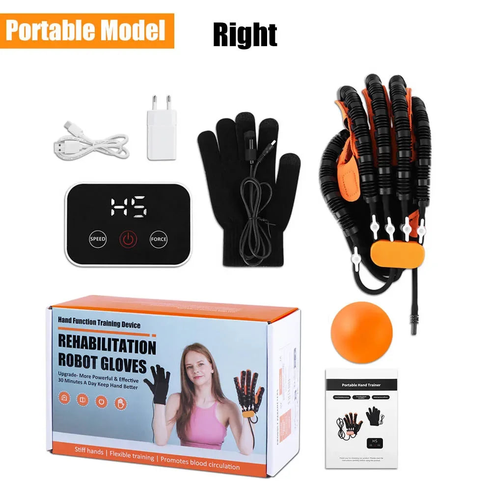Premium Hand Rehabilitation Glove for Stroke Recovery | Hemiplegia Therapy Device | Finger Exerciser for Cerebral Infarction