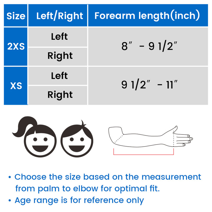 Premium Kids Arm Sling for Broken Forearm & Shoulder Immobilization - Adjustable, Breathable, Latex-Free Support for Comfort & Recovery (XXS, XS Sizes)