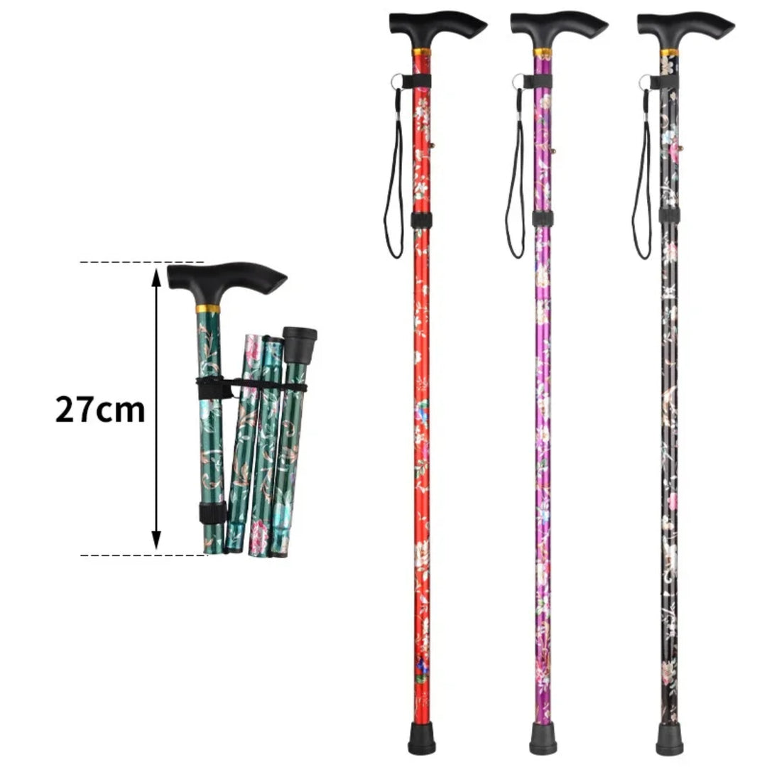 Premium Ultralight Trekking Poles – Adjustable Folding Hiking Walking Sticks, Telescopic Aluminum Poles with EVA Non-Slip 