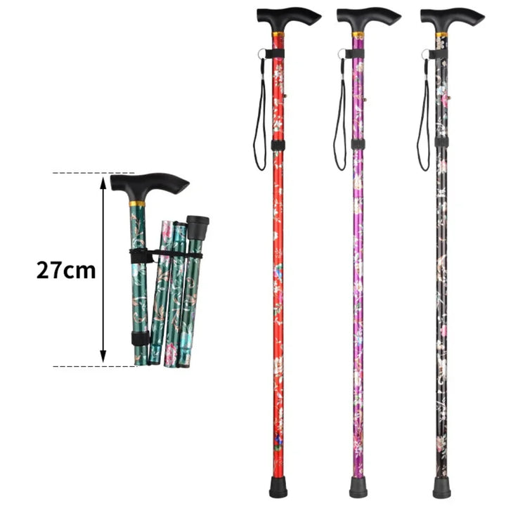 Premium Ultralight Trekking Poles – Adjustable Folding Hiking Walking Sticks, Telescopic Aluminum Poles with EVA Non-Slip 