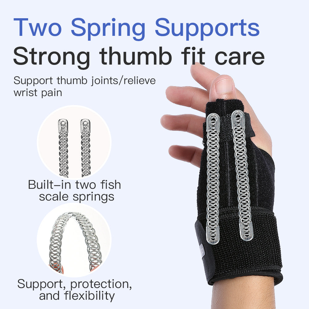 Premium Adjustable Thumb Wrist Stabilizer Brace for Arthritis, Tendonitis, & Carpal Tunnel Support, Elastic Bandage with 