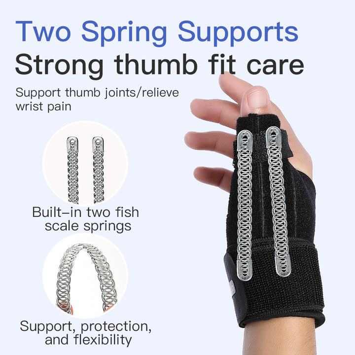 Premium Adjustable Thumb Wrist Stabilizer Brace for Arthritis, Tendonitis, & Carpal Tunnel Support, Elastic Bandage with 