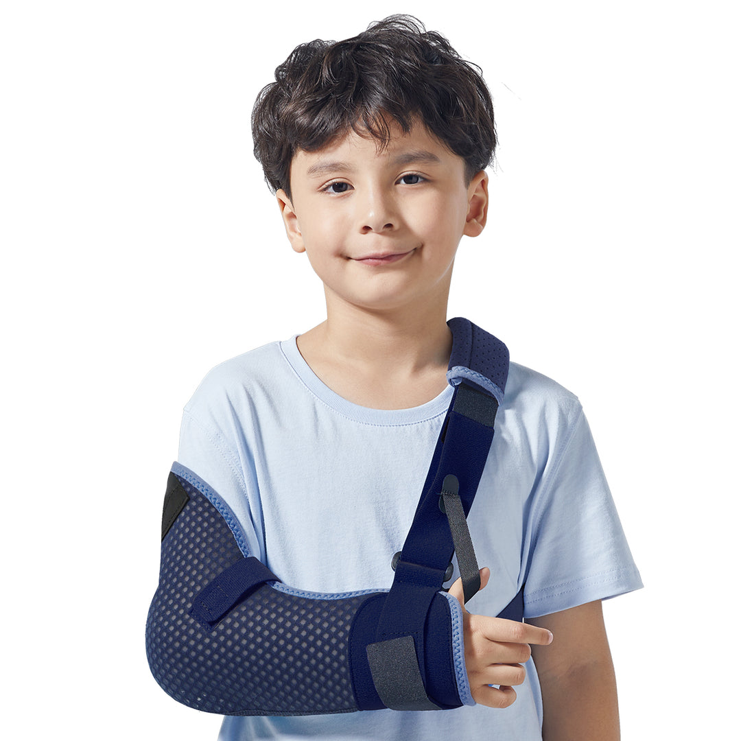 Premium Kids Arm Sling for Broken Forearm & Shoulder Immobilization - Adjustable, Breathable, Latex-Free Support for Comfort & Recovery (XXS, XS Sizes)