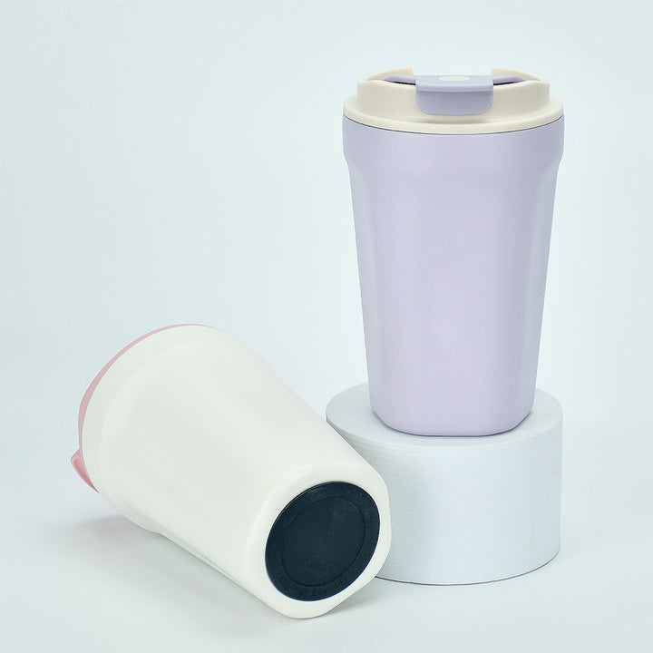 Premium Self Stirring Mug – 400ML Stainless Steel Automatic Coffee & Milk Mixer – Magnetic Stirring Electric Blender for 
