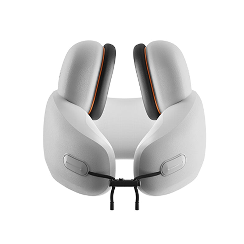 Premium U-Shaped Travel Neck Pillow – Noise Cancelling Memory Foam – Breathable Skin-Friendly Fabric – Detachable Earmuffs