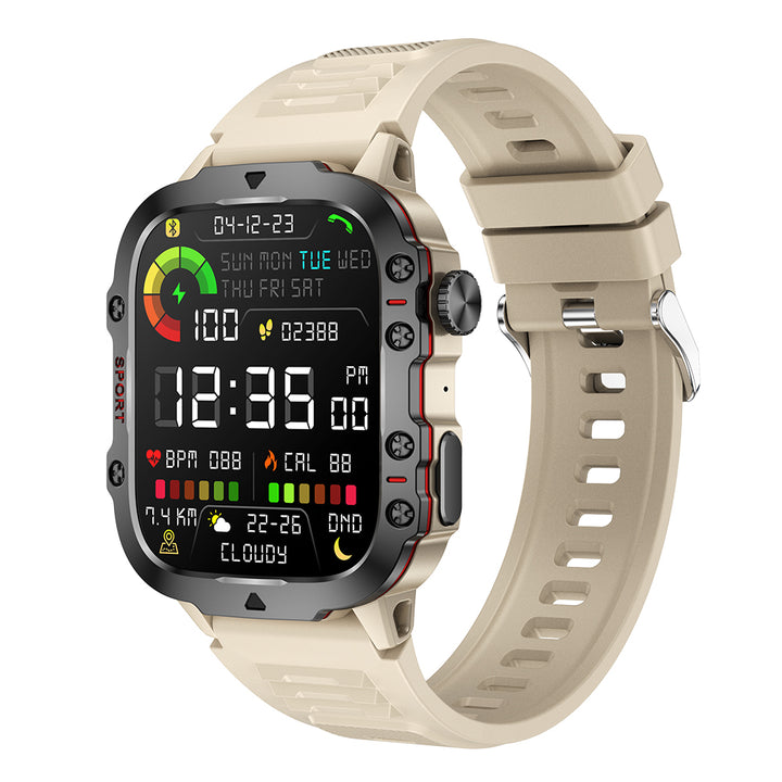 Premium 2024 Smartwatch with Earphones – Bluetooth Call, GPS Tracker, Heart Rate Monitor, Music Playback, Fitness Tracker, 