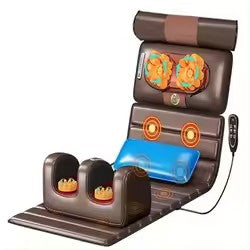 Premium Full Body Electric Massage Mattress with Heating & Vibration – Pain & Stress Relief for Neck, Back, Foot, and Bod