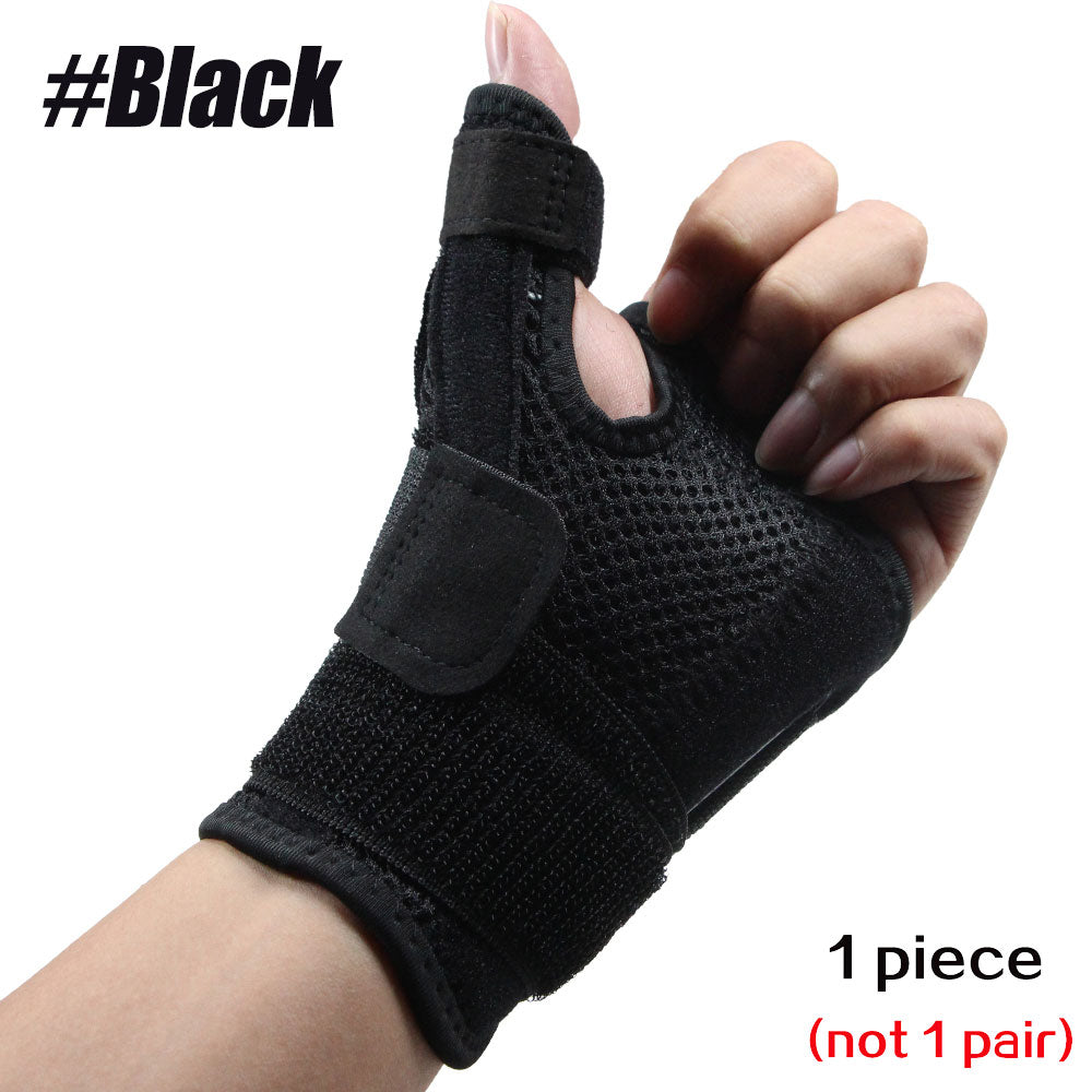 Premium Adjustable Thumb Wrist Stabilizer Brace for Arthritis, Tendonitis, & Carpal Tunnel Support, Elastic Bandage with 