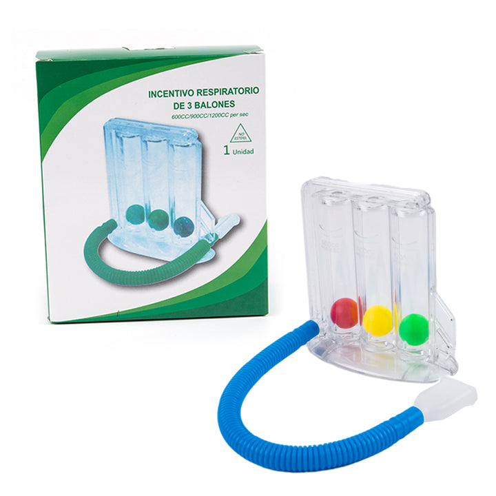 Premium Breathing Exerciser – 3-Ball Lung Function Trainer for Respiratory Health, Improve Lung Capacity & Prevent Mucus 