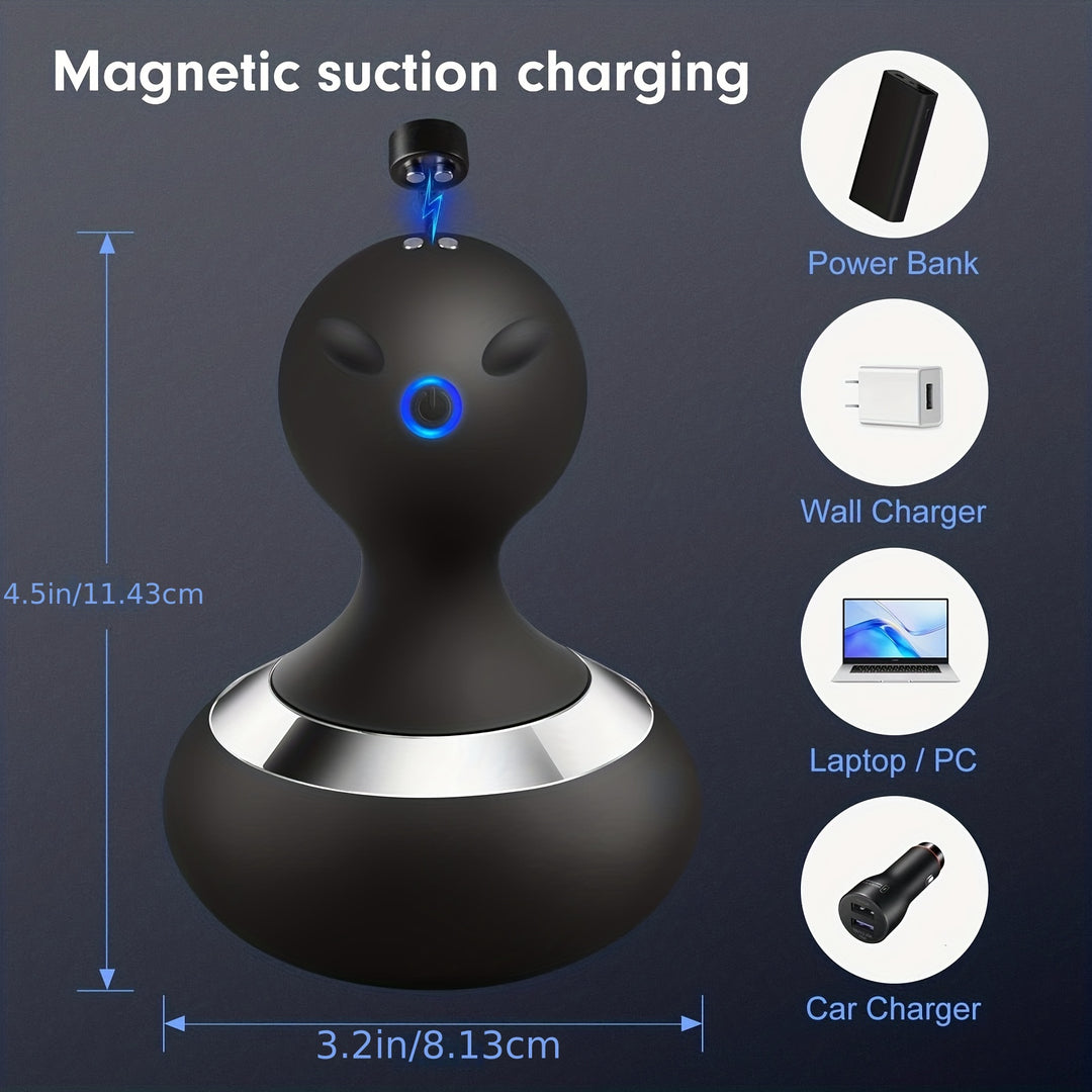 Premium Electric Handheld Massager - 6 Powerful Modes, Portable Mini Back Massager for Muscle Relief, Shoulder & Leg Tension,
