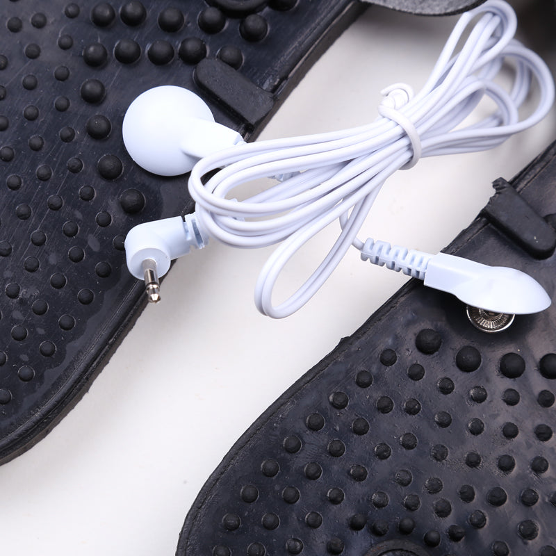 Premium Electric Muscle Stimulator Massage Slippers for Pain Relief – TENS Therapy Foot Massager with Acupuncture Function 