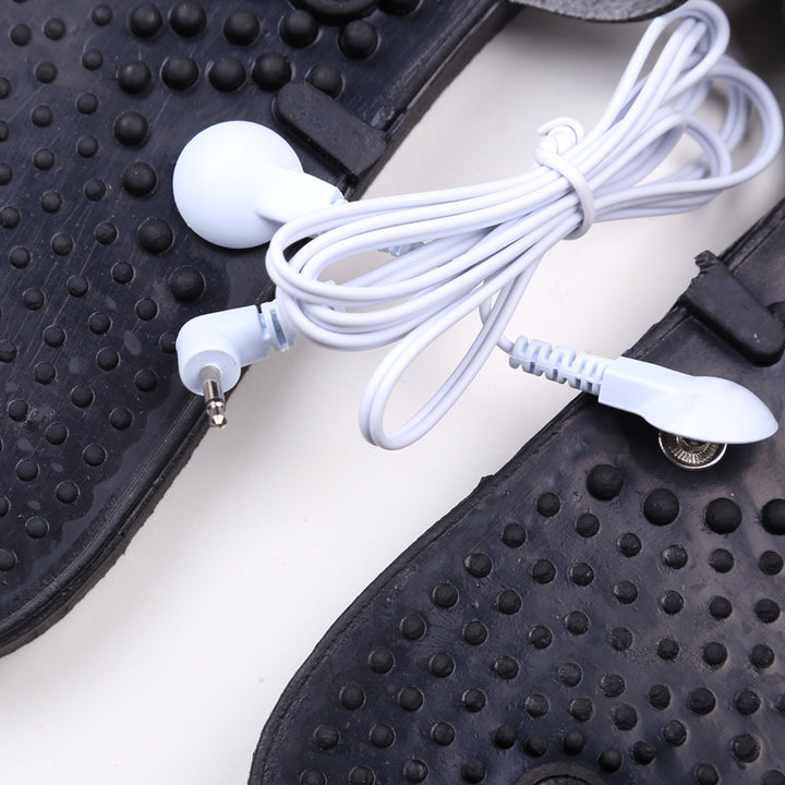 Premium Electric Muscle Stimulator Massage Slippers for Pain Relief – TENS Therapy Foot Massager with Acupuncture Function 