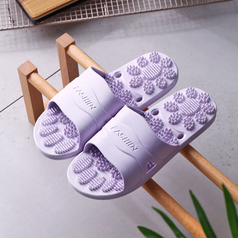 Premium Extra Large Acupoint Massage Slippers – Non-Slip Hollow Design for Indoor Home and Bathroom Use, Comfortable Sole Support for Men and Women, Ideal for Relaxation and Foot Therapy