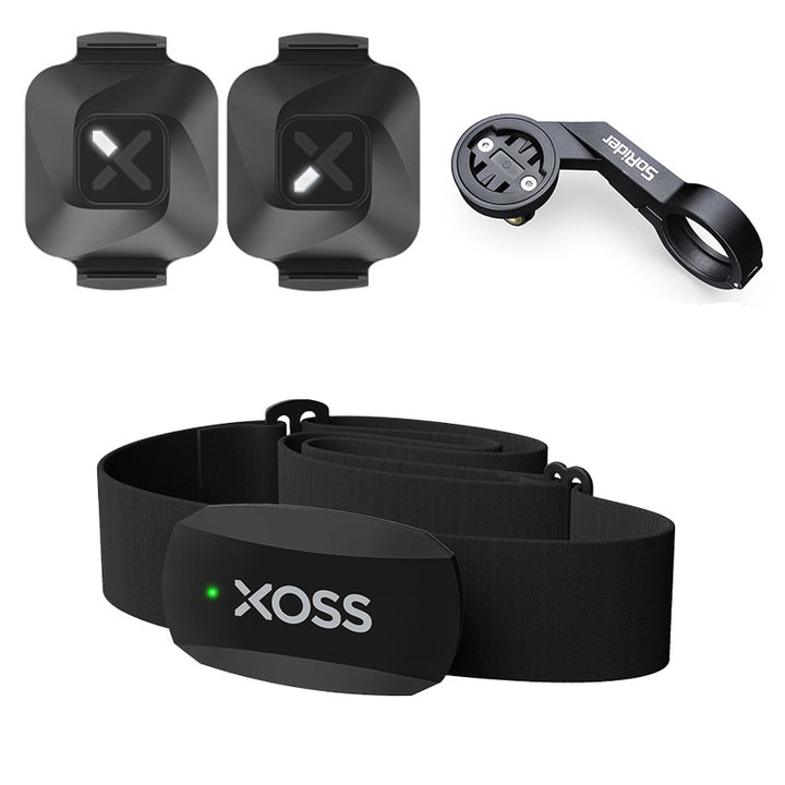 Premium Speed & Cadence Sensor for Cycling – X2 Heart Rate Monitor, S1 Bike Computer Mount, GPS Compatibility for GARMIN, iGPSPORT, Bryton, and More