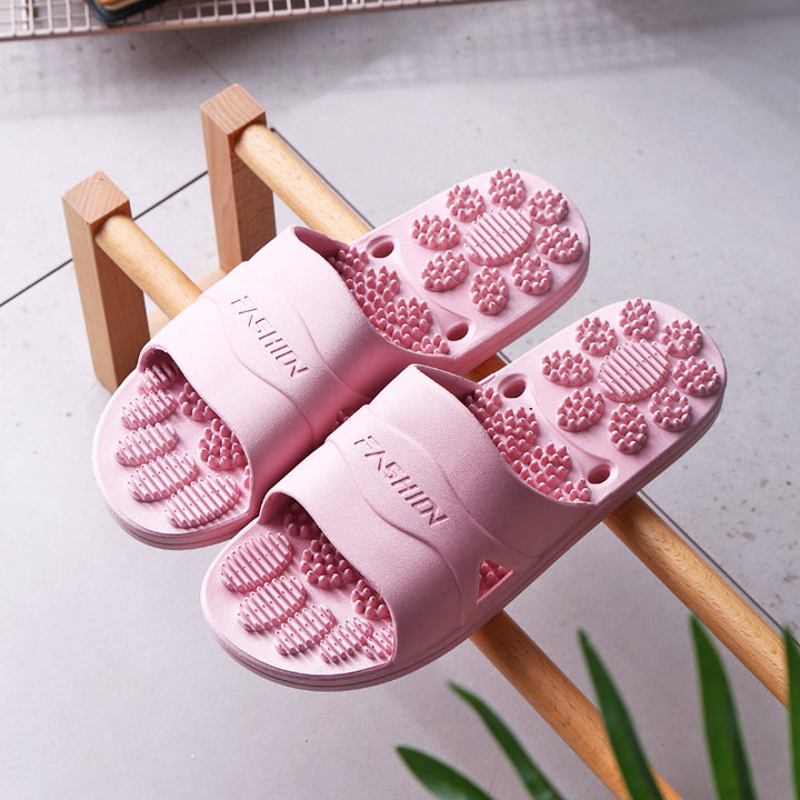 Premium Extra Large Acupoint Massage Slippers – Non-Slip Hollow Design for Indoor Home and Bathroom Use, Comfortable Sole Support for Men and Women, Ideal for Relaxation and Foot Therapy