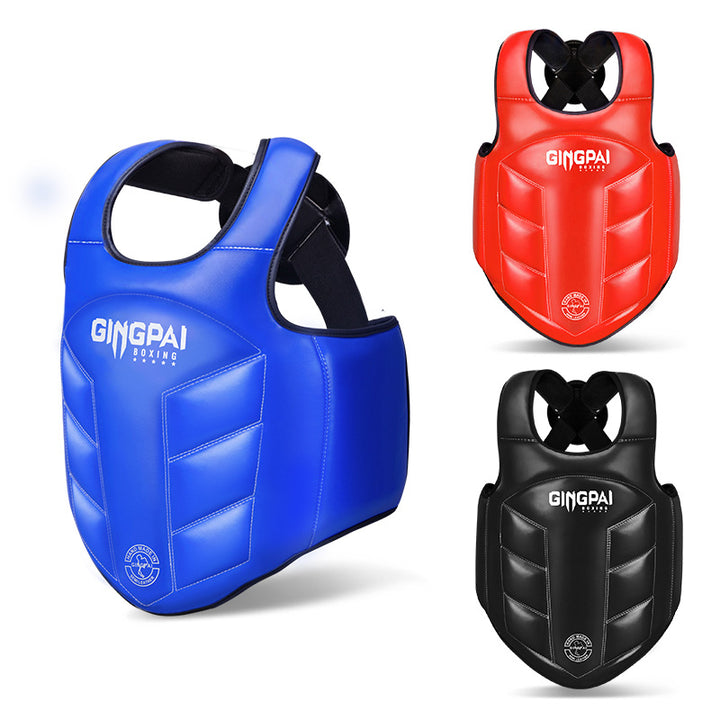 Premium Boxing Chest Guard – Reversible Rib Shield Protector for MMA, Taekwondo, Kickboxing & Martial Arts – Body Vest for Training, Target Practice, and Sanda