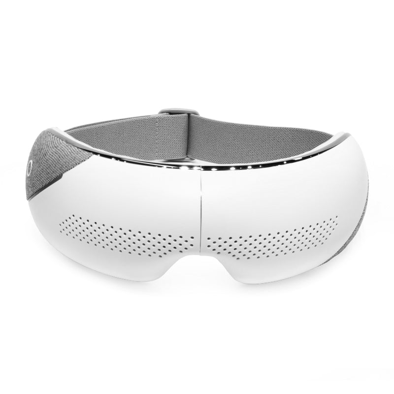 Premium Visible Eye Massager with Heat – Bluetooth Music, Air Pressure, Relaxation for Migraines, Reduce Eye Strain, Dark 