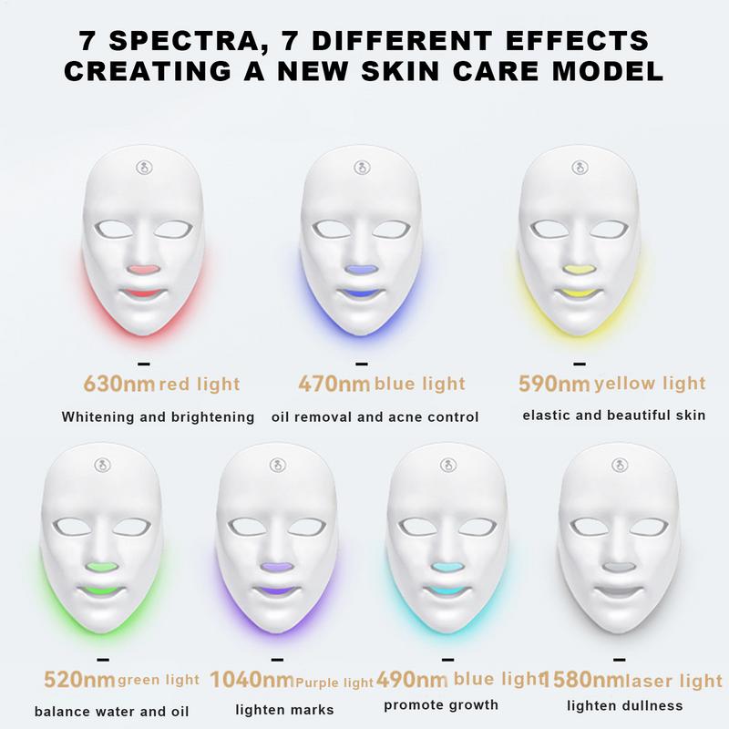 Premium LED Facial and Neck Rejuvenation Machine – Skin Rejuvenation Massager for Anti-Aging, Wrinkle Reduction