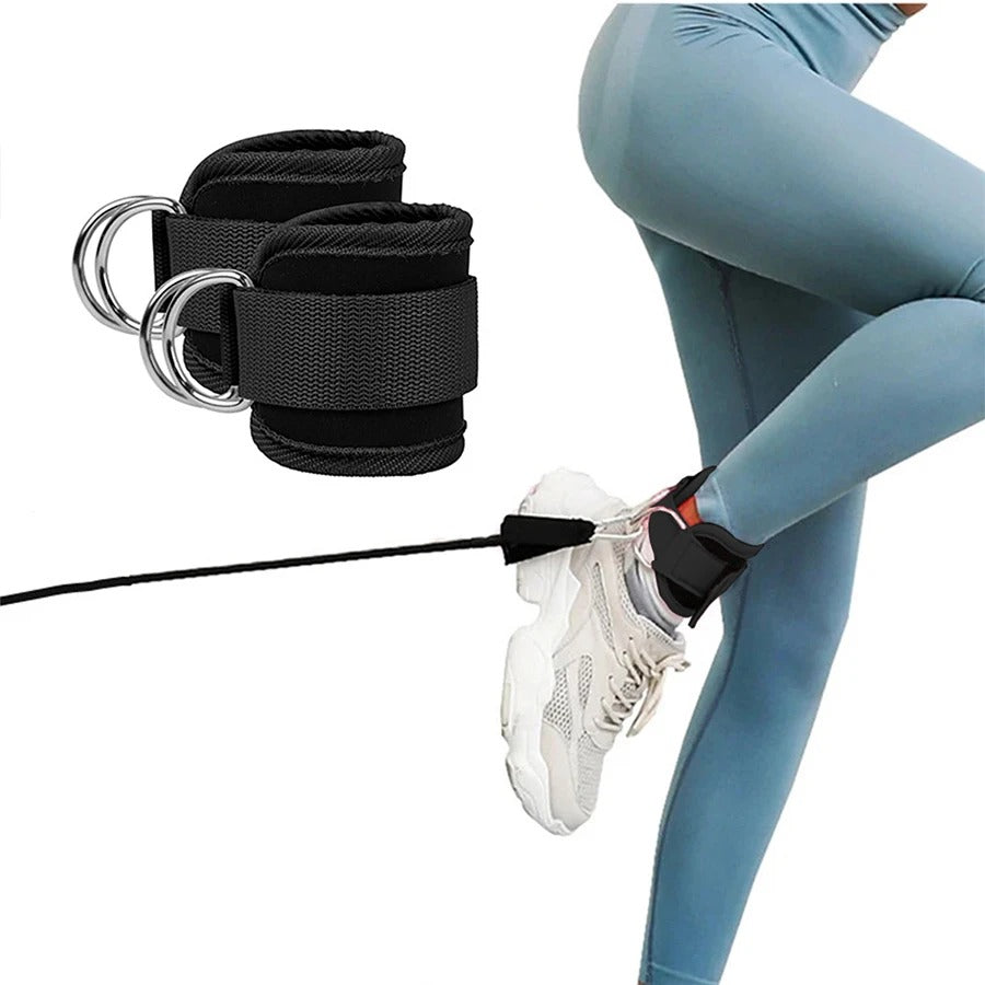 Premium Ankle Strap for Leg Strength Training – Protective Equipment for Taekwondo, Dumbbell Weight Assist, Adjustable 