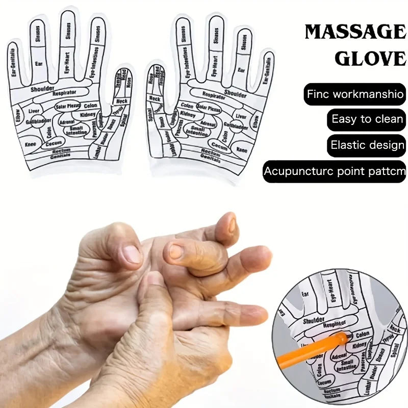 Premium Acupressure Massage Socks - 6 Pcs Reflexology Foot Therapy Set for Tired Feet, Cotton-Polyester Blend, Men’s & 