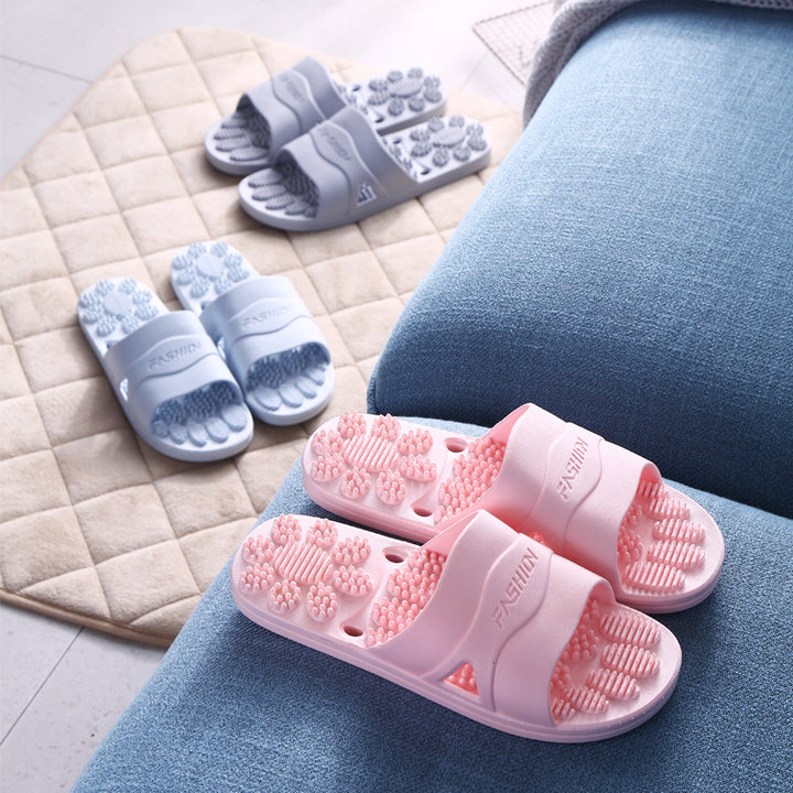 Premium Extra Large Acupoint Massage Slippers – Non-Slip Hollow Design for Indoor Home and Bathroom Use, Comfortable Sole Support for Men and Women, Ideal for Relaxation and Foot Therapy