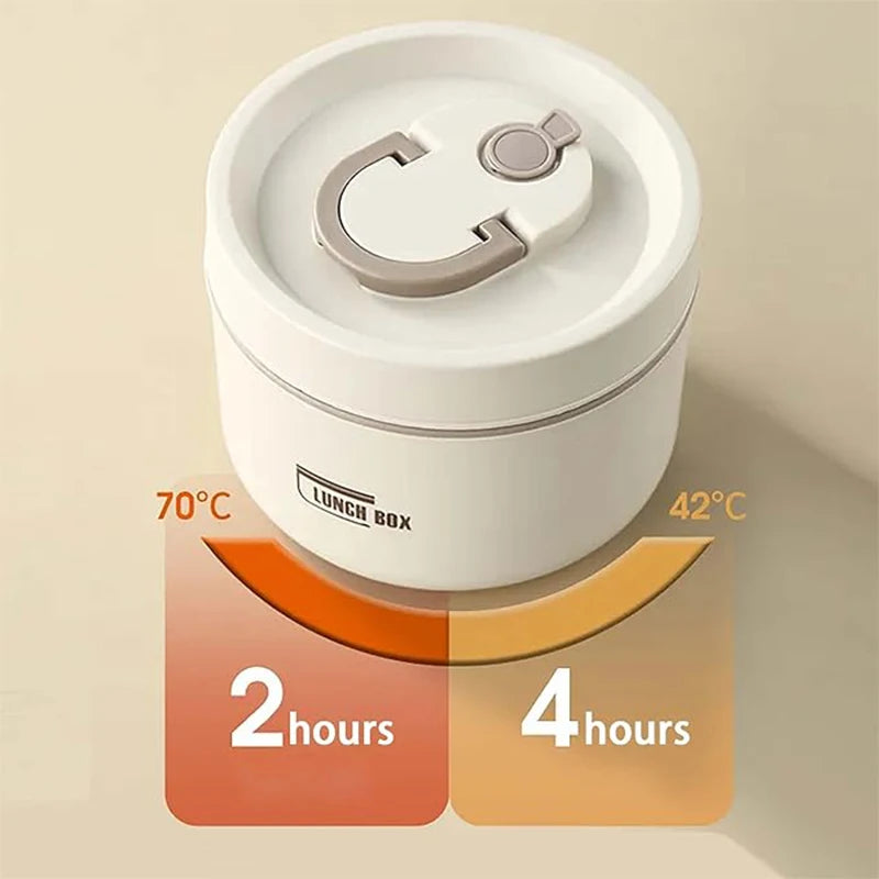 Premium Insulated 304 Stainless Steel Lunch Box – Multi-Layer Design, Microwave Safe, Durable, Leak-Proof, Perfect for On-the