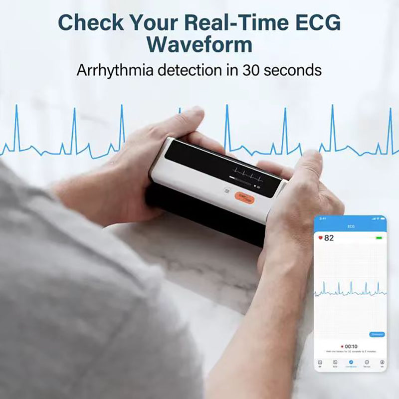 Premium Wireless Bluetooth Blood Pressure Monitor – ECG Function, Automatic Digital BP Machine with Heart Rate & Pulse 