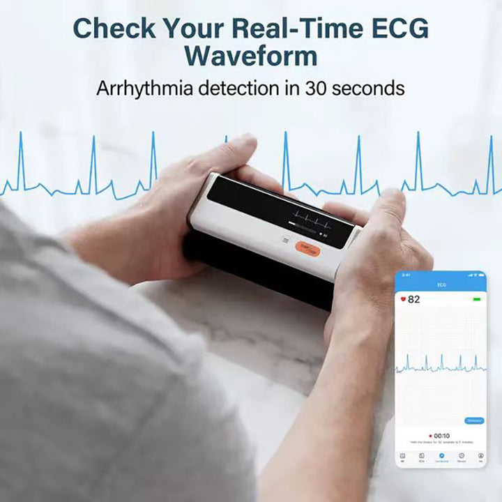 Premium Wireless Bluetooth Blood Pressure Monitor – ECG Function, Automatic Digital BP Machine with Heart Rate & Pulse 