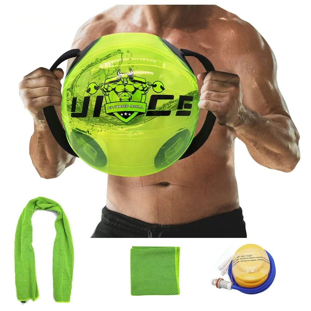 Premium Fitness Aqua Power Bag – Adjustable 15KG Water Weightlifting Bag for Bodybuilding, CrossFit & Strength Training – 
