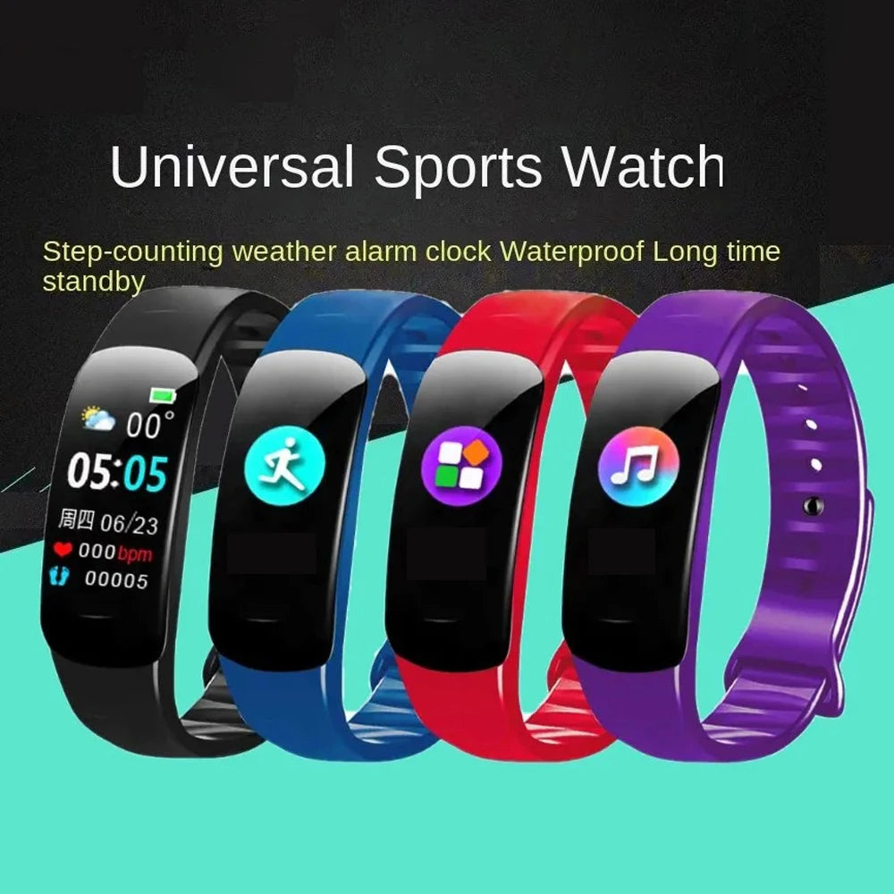 Premium Smart Fitness Watch – Heart Rate, Blood Pressure, Step Counting, Sleep Monitoring, Sports Tracker, Bluetooth, Multi-