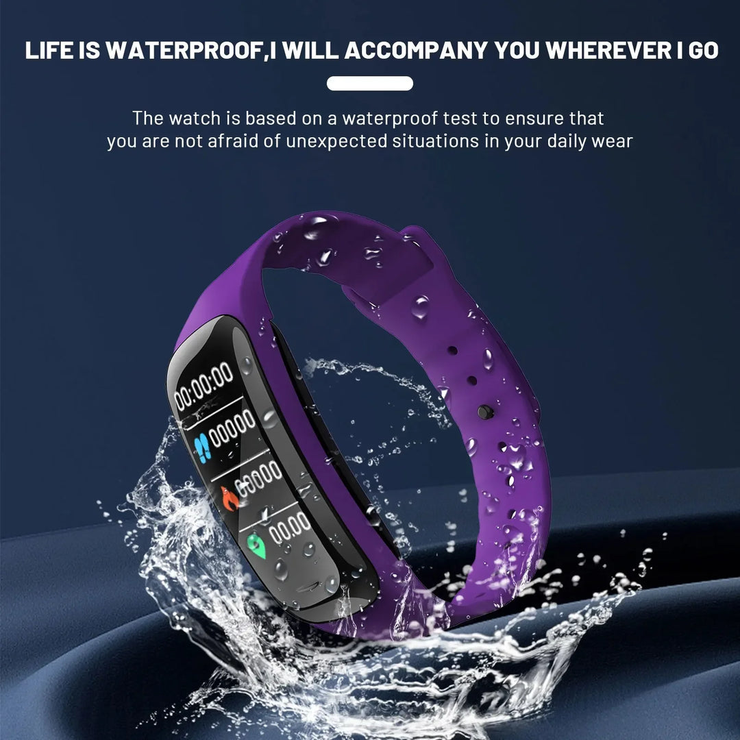Premium Smart Fitness Watch – Heart Rate, Blood Pressure, Step Counting, Sleep Monitoring, Sports Tracker, Bluetooth, Multi-