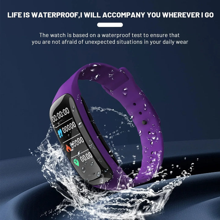 Premium Smart Fitness Watch – Heart Rate, Blood Pressure, Step Counting, Sleep Monitoring, Sports Tracker, Bluetooth, Multi-