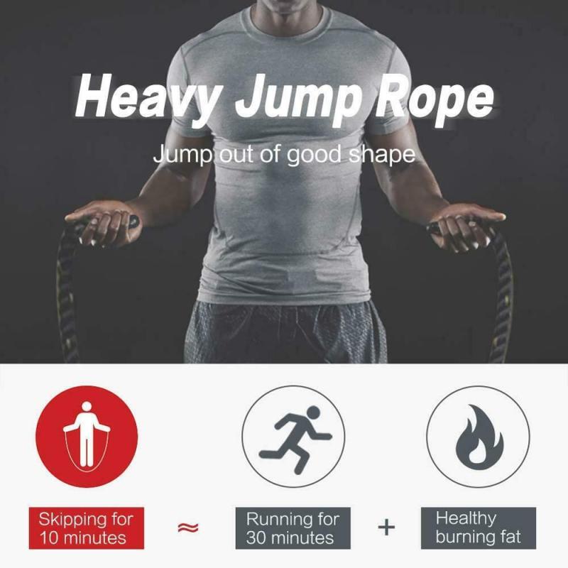 Premium Fitness Battle Rope – 25mm x 9.8ft Heavy Exercise Training Rope for Home Gym & Outdoor Cardio – Durable Nylon & 