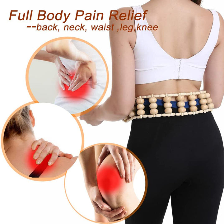 Premium Wooden Therapy Massage Tools – Complete Set for Body Shaping, Anti-Cellulite, Lymphatic Drainage, and Waist Sculpting, Ergonomic Design for Professional and Home Use