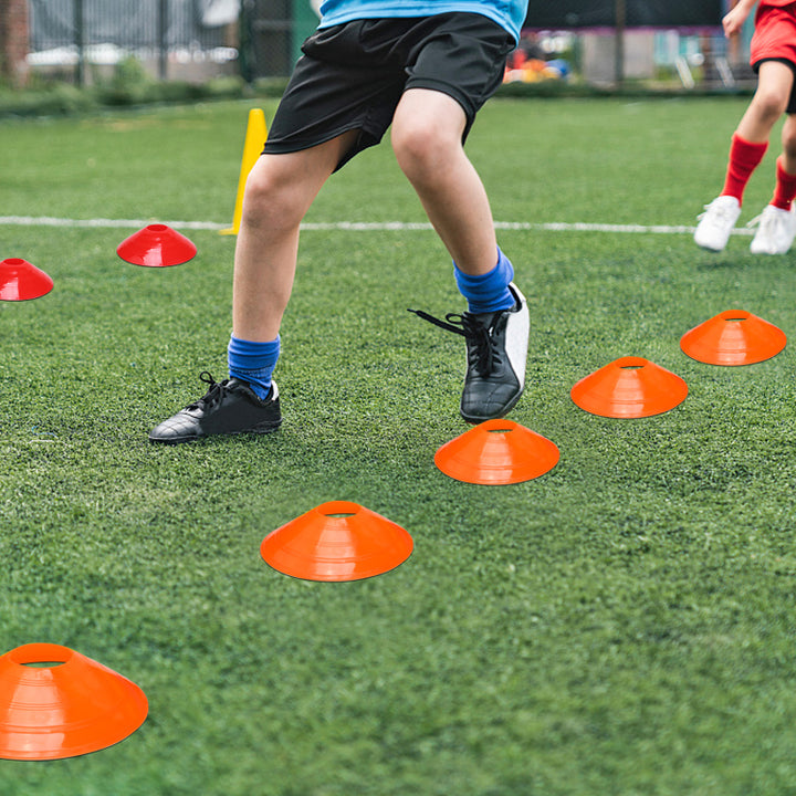 Premium Soccer Speed & Agility Training Set – 19.6ft Agility Ladder, Marking Disks, Training Cones & Parachute for Football
