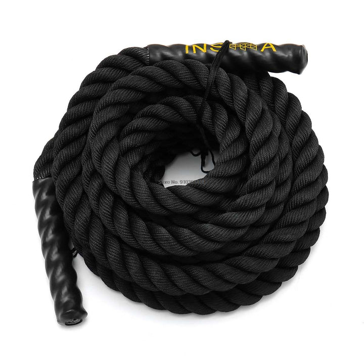 Premium Fitness Battle Rope – 25mm x 9.8ft Heavy Exercise Training Rope for Home Gym & Outdoor Cardio – Durable Nylon & 