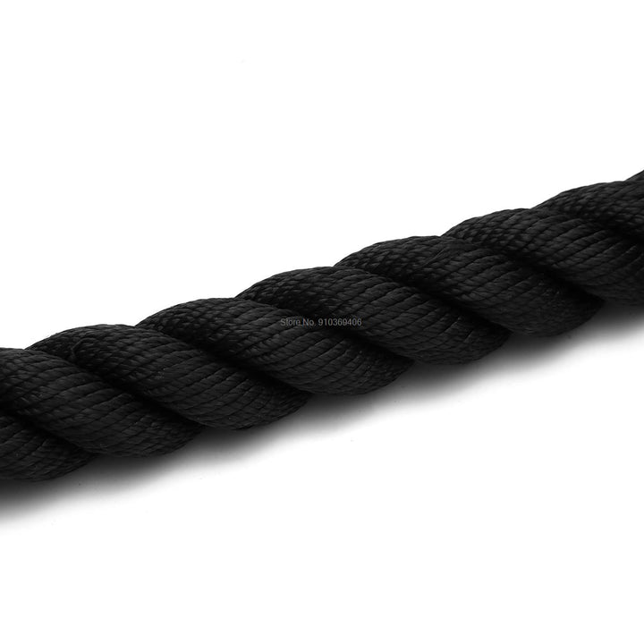 Premium Fitness Battle Rope – 25mm x 9.8ft Heavy Exercise Training Rope for Home Gym & Outdoor Cardio – Durable Nylon & 
