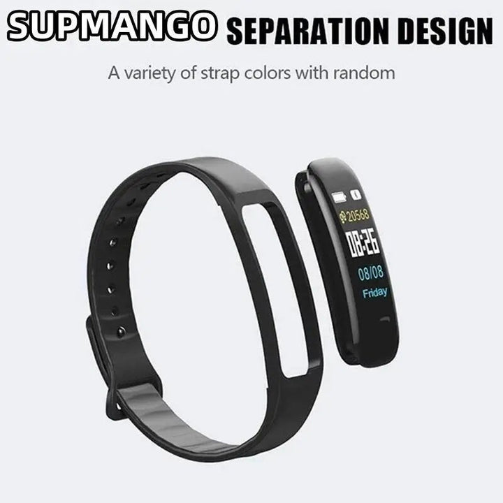 Premium Smart Fitness Watch – Heart Rate, Blood Pressure, Step Counting, Sleep Monitoring, Sports Tracker, Bluetooth, Multi-