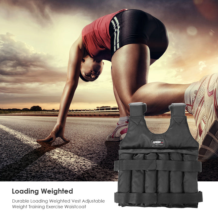 Premium Adjustable Weight Vest for Running, Jogging & Workout – 3kg, 15kg, 35kg Options, Fitness Exercise Jacket with Secure 