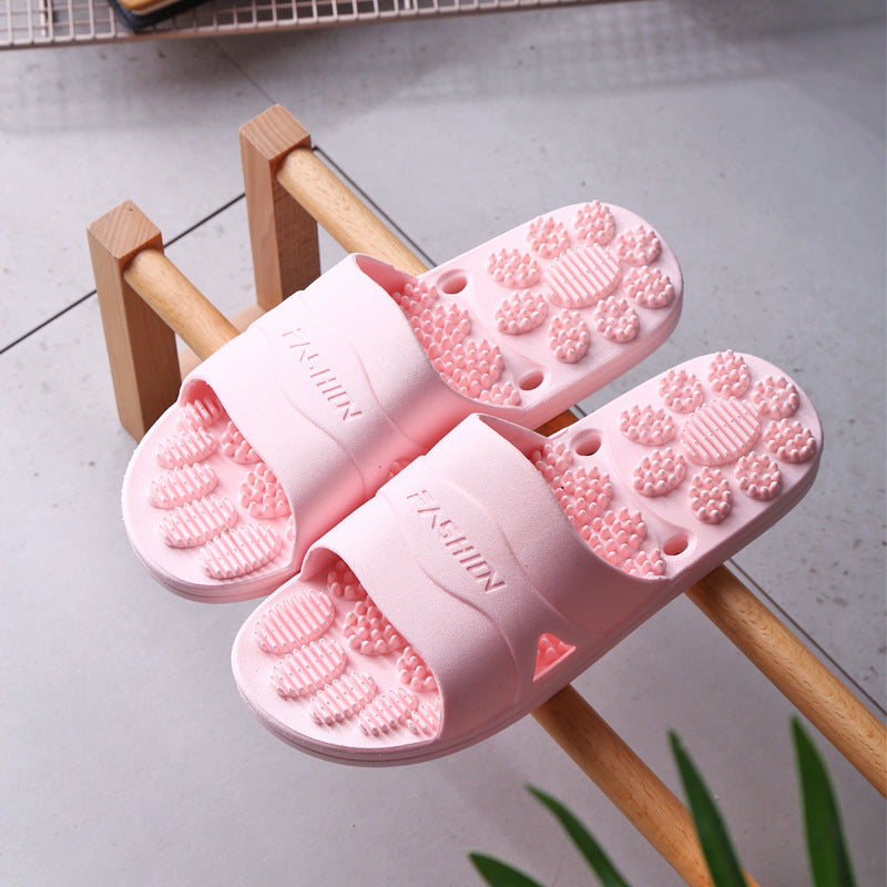 Premium Extra Large Acupoint Massage Slippers – Non-Slip Hollow Design for Indoor Home and Bathroom Use, Comfortable Sole Support for Men and Women, Ideal for Relaxation and Foot Therapy