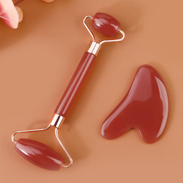 Premium Natural Resin Gua Sha Massage Tool – Scraping Tool Set for Face, Back, Neck, and Body Pain Relief, Smooth-Edge